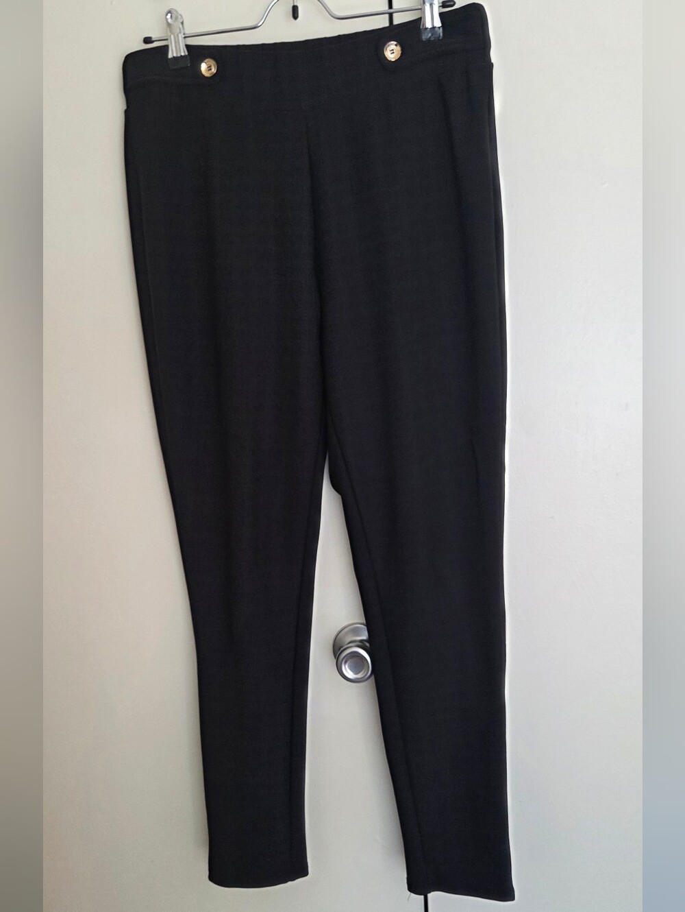 Checkered Black Women’s Stretch Pants